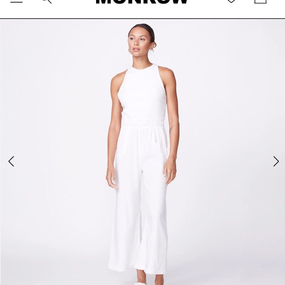 🩷 Monrow Women's White Jumpsuit 🩷